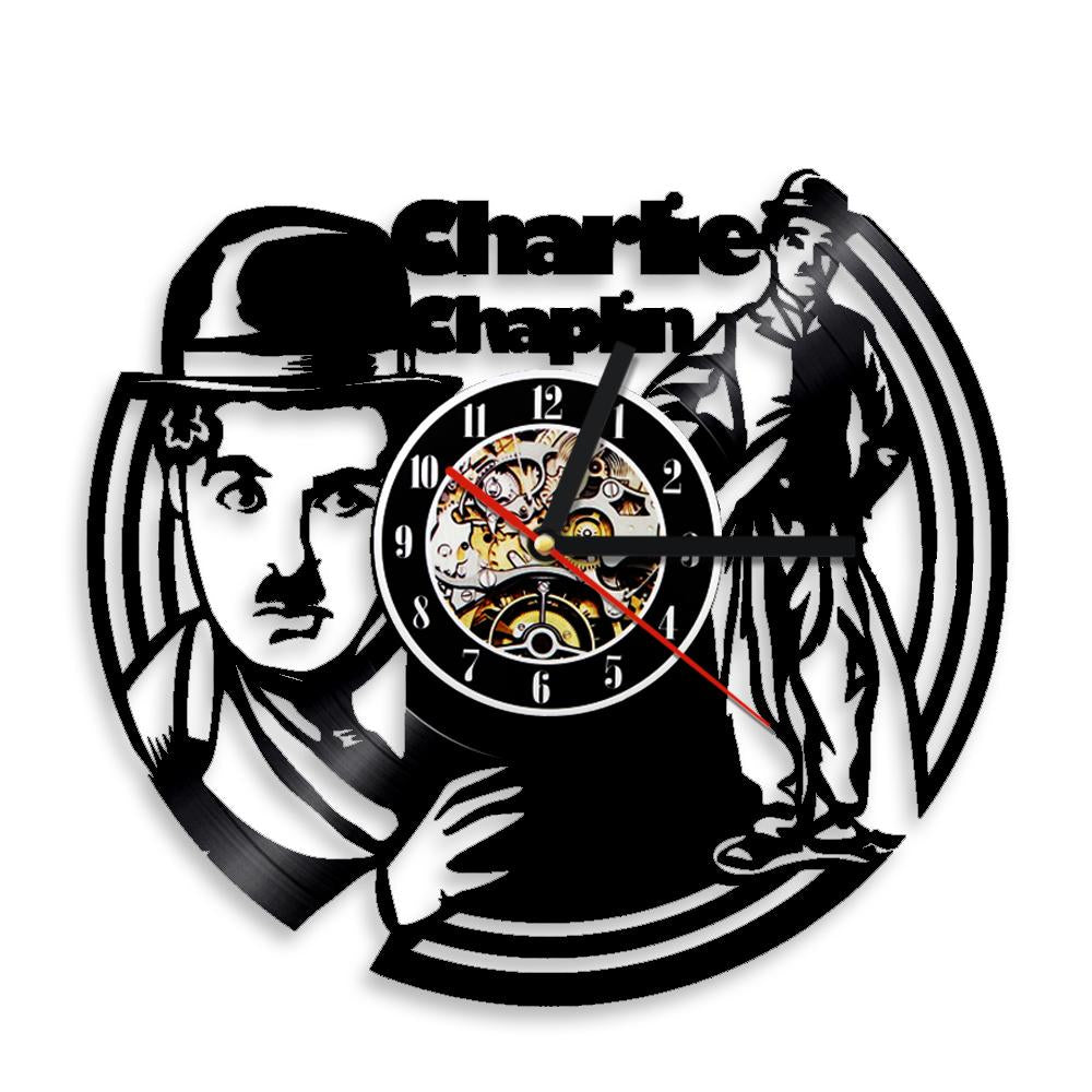 Charlie Chaplin Mechanical Wall Clock