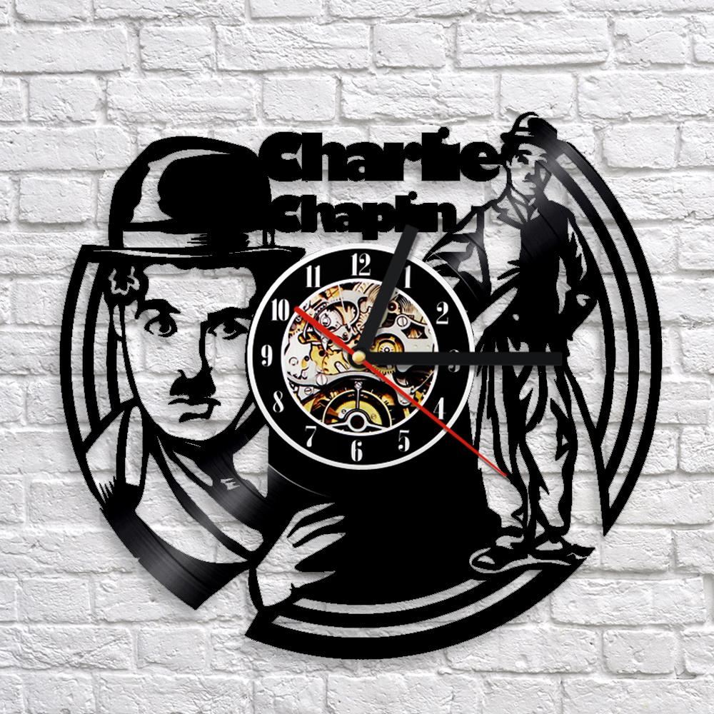 Charlie Chaplin Mechanical Wall Clock
