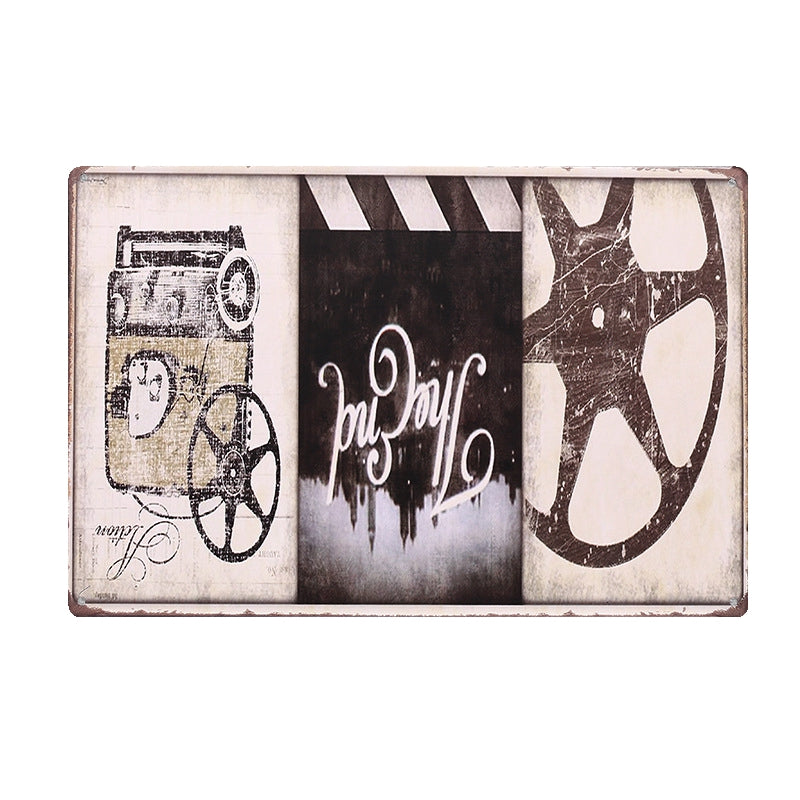 Famous Movie Film Clips Vintage Metal Tin Signs