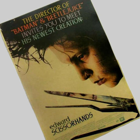 Edward Scissorhands Paper Poster