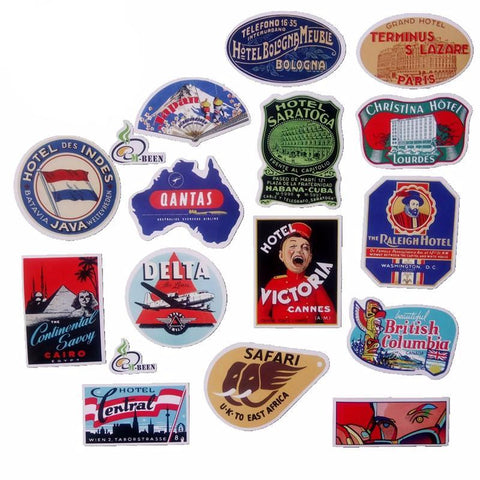Hollywood Retro Mixed Stickers