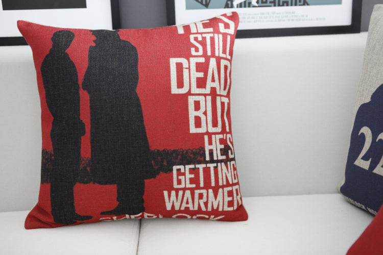 Sherlock Holmes Pillow Cover