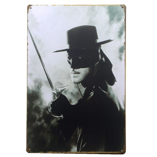 Famous Movie Film Clips Vintage Metal Tin Signs
