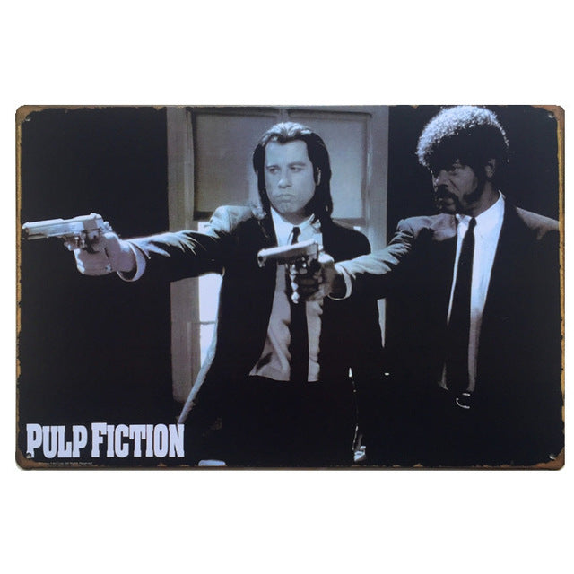 Famous Movie Film Clips Vintage Metal Tin Signs
