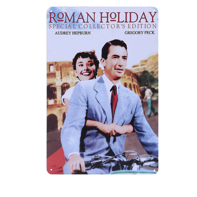 Famous Movie Film Clips Vintage Metal Tin Signs