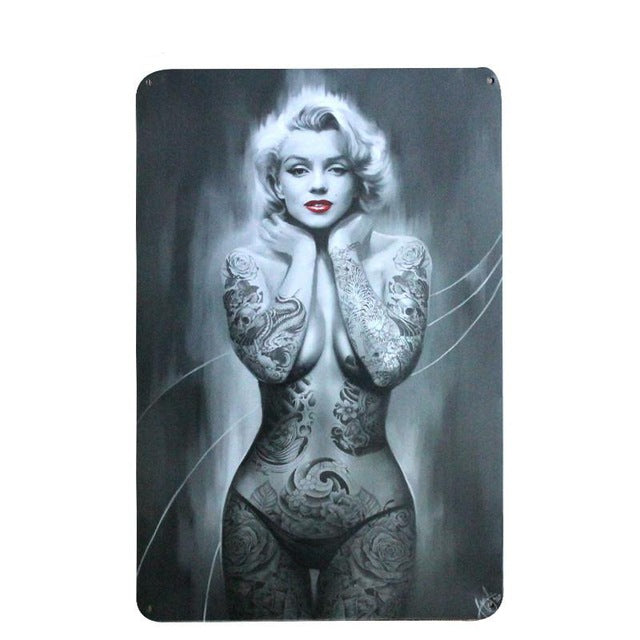 Famous Movie Film Clips Vintage Metal Tin Signs