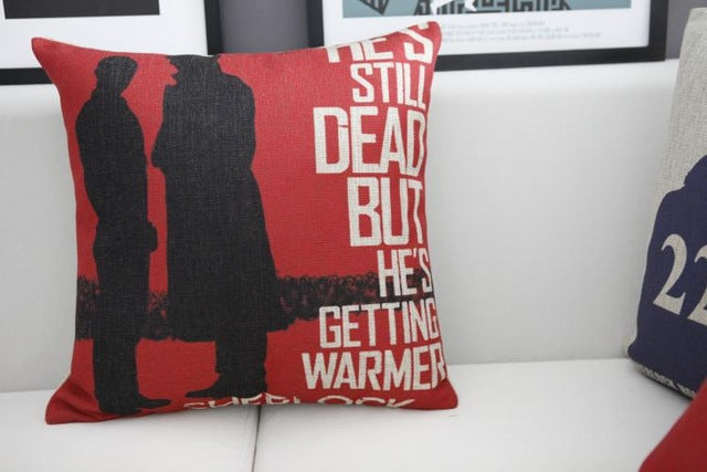 Sherlock Holmes Pillow Cover