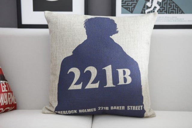 Sherlock Holmes Pillow Cover