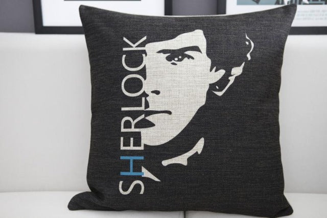 Sherlock Holmes Pillow Cover