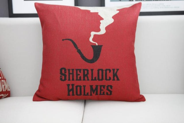 Sherlock Holmes Pillow Cover